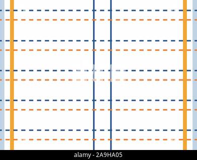 Linien nahtlose Vektor Muster, Bindestriche Stoff Hintergrund. - Vektor Stock Vektor