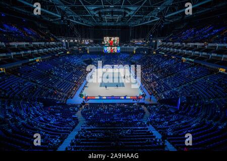 London, Großbritannien. 15. Nov 2019. O2 Arena, London, England; Nitto ATP-Finale; eine allgemeine Ansicht bei der O2 Arena - Redaktionelle Verwendung Credit: Aktion Plus Sport Bilder/Alamy leben Nachrichten Stockfoto