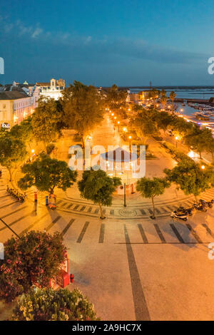 Europa, Portugal, Algarve, Faro, Jardim Manuel Bivar, Stockfoto