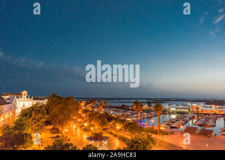 Europa, Portugal, Algarve, Faro, Jardim Manuel Bivar, Stockfoto