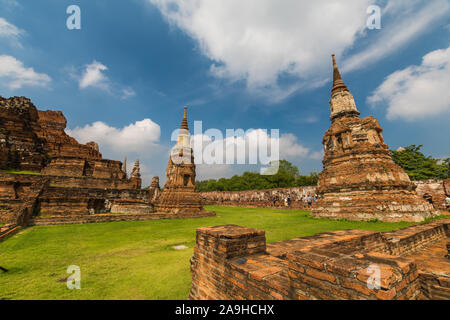 Tha Ayutthaya Historical Park, Thailand Stockfoto