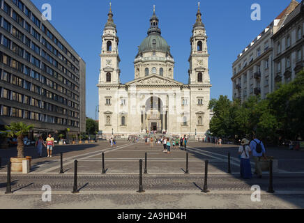 Budapest, die St.-Stephans-Basilika, Szent István - Basilika - St.-Stephans-Basilika Stockfoto