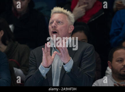 London, Großbritannien. 15 Nov, 2019. BORIS BECKER während der NITTO ATP-Finale Tennis London Tag 6 Am O2, London, England am 15. November 2019. Foto von Andy Rowland. Credit: PRiME Media Images/Alamy leben Nachrichten Stockfoto