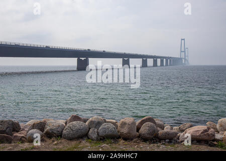 Brücke über den Großen Belt link in Dnmark Stockfoto