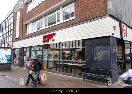 Die neuen, wesentlich größeren KFC Store auf das Stadtzentrum von Hanley, Stoke-on-Trent, Kentucky Fried Chicken der amerikanischen Fast-Food-Restaurant kette Stockfoto