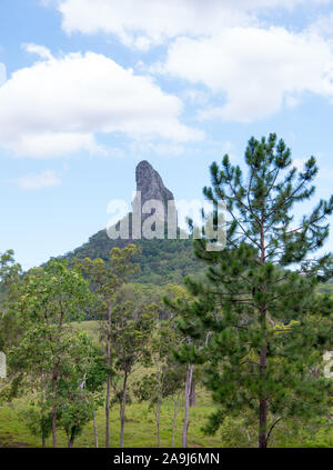 Mt coonorwrin an der Sunshine Coast in die Glass House Mountains Stockfoto