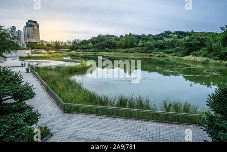 Olympic Park Landschaft in Songpa-gu Seoul, Südkorea Stockfoto