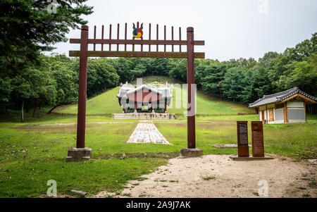 Hongneung Gräber in Seooreung königliche Grabstätte der Joseon Dynastie Cluster in Goyang Südkorea Stockfoto