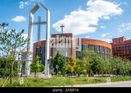 Seoul Korea, 23. September 2019: Yoido Full Gospel Kirche die weltweit größte Megachurch auf Yeouido Insel Seoul, Südkorea Stockfoto