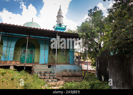 Äthiopien, Osten Hararghe, Harar, Harar Jugol, alte Stadtmauer, Sufi moslemische Moschee, Begräbnisstätte von Sufi-heiligen Stockfoto