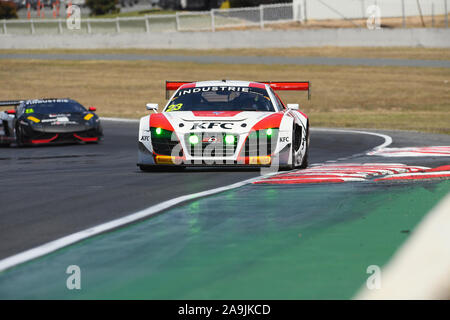 GT-1 Australien Matt Stoupas, KFC Motorsport. Audi GT-1 Australien - Praxis 2 Winton Raceway Stockfoto