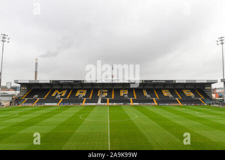 Nottingham, UK. 16. Nov 2019. Allgemeine Ansicht von Meadow Lane, Heimat von Notts County während des Vanarama nationalen Liga Match zwischen Notts County und Barrow am Meadow Lane, Nottingham am Samstag, den 16. November 2019. (Credit: Jon Hobley | MI Nachrichten) Editorial nur mit der Credit: MI Nachrichten & Sport/Alamy leben Nachrichten Stockfoto