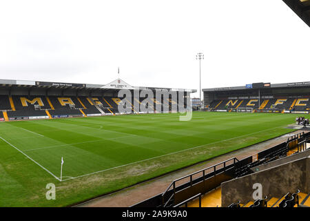 Nottingham, UK. 16. Nov 2019. Allgemeine Ansicht von Meadow Lane, Heimat von Notts County während des Vanarama nationalen Liga Match zwischen Notts County und Barrow am Meadow Lane, Nottingham am Samstag, den 16. November 2019. (Credit: Jon Hobley | MI Nachrichten) Editorial nur mit der Credit: MI Nachrichten & Sport/Alamy leben Nachrichten Stockfoto