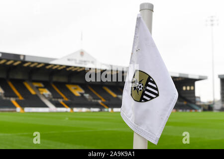 Nottingham, UK. 16. Nov 2019. Fahne während der Vanarama nationalen Liga Match zwischen Notts County und Barrow am Meadow Lane, Nottingham am Samstag, den 16. November 2019. (Credit: Jon Hobley | MI Nachrichten) Editorial nur mit der Credit: MI Nachrichten & Sport/Alamy leben Nachrichten Stockfoto