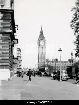 Blick auf den Big Ben, London, Vereinigtes Königreich Stockfoto