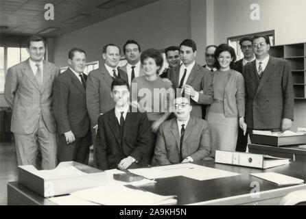 Eine Gruppe der Arbeitnehmer, Italien Stockfoto