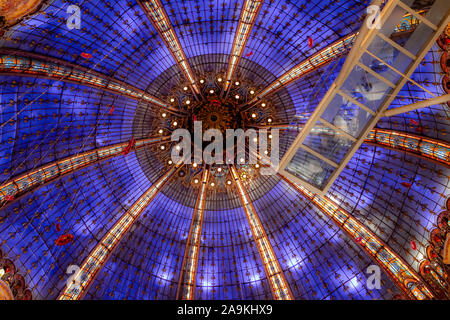 Die Galeries Lafayette in Paris, Frankreich Stockfoto