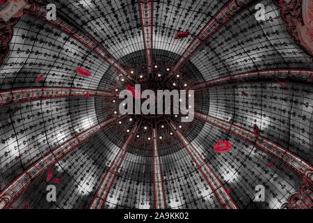 Die Galeries Lafayette in Paris, Frankreich Stockfoto