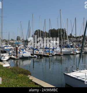 In USA Kalifornien santa cruz Hafen Reiseziel Stockfoto