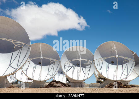 Alma Radio Observatorium in der Wüste von Atacama, Chile Stockfoto