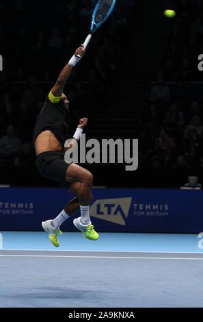 London, Großbritannien. 16 Nov, 2019. London, Großbritannien. 16 Nov, 2019. Raven Klaasen (RSA) in ein Gleiches gilt für die ATP-Finale 2019 Turnier in London, England statt. Credit: Andre Chaco/FotoArena/Alamy leben Nachrichten Stockfoto