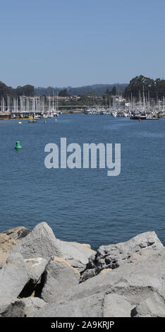 In USA Kalifornien santa cruz Hafen Reiseziel Stockfoto