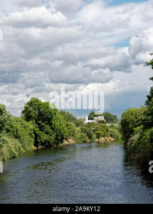 Prescott Kanal in der Nähe von drei Mühlen Insel, Newham, London, UK Stockfoto