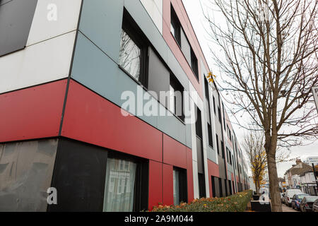 Student Universität Unterkunft in Southend on Sea, Stockfoto