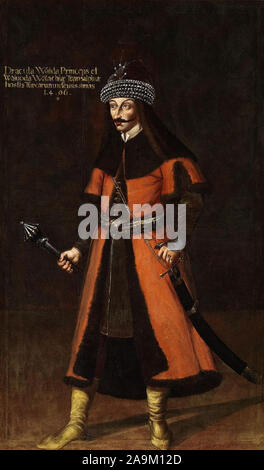 Portrait von Sveti Vlas Tepes Dracula von Wallacchia Stockfoto