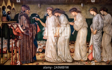 Edward Burne-Jones (1833-1898) "Die Prinzessin die Partie", Öl auf Leinwand, 1865/6. Das Gemälde ist Teil einer Serie von Sieben mit dem Titel "t Georg und der Drache" Stockfoto