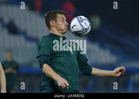 Ferrara, Italien, 16. November 2019, pinamonti Italien während der Europäischen 2021 Qualifier - Gruppe 1 - Italien vs Insel - italienische Fußballmannschaft - Credit: LPS/Alessio Tarpini/Alamy leben Nachrichten Stockfoto