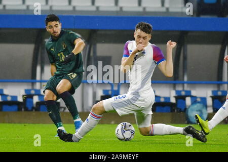 Ferrara, Italien. 16 Nov, 2019. sottil Italien al crossduring Europäischen 2021 Qualifier - Gruppe 1 - Italien vs Insel, italienischen Fußball-Team in Ferrara, Italien, 16. November 2019 - LPS/Alessio Tarpini Credit: Alessio Tarpini/LPS/ZUMA Draht/Alamy leben Nachrichten Stockfoto