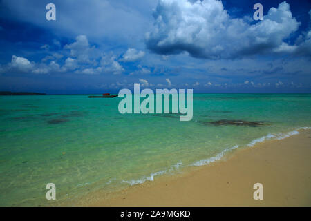 Die faszinierende Aussicht vom Strand von Havelock Island (Andamanen, Indien) Stockfoto