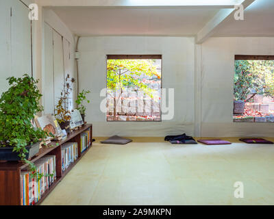 SEOUL, Südkorea - 31. OKTOBER, 2019: das Innere der Halle in Yeongyeongdang Residence in Huwon geheime Garten hinter der Changdeokgung-palast Komplex in Seo Stockfoto