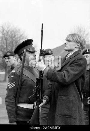 Stereotyp Rekrutierung Bild King's eigenen königlichen Border Regiment 1985 Stockfoto