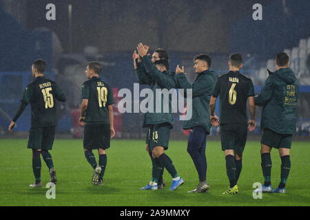 Ferrara, Italien. 16 Nov, 2019. glück Italien am Ende der Europäischen matchduring 2021 Qualifier - Gruppe 1 - Italien vs Insel, italienischen Fußball-Team in Ferrara, Italien, 16. November 2019 - LPS/Alessio Tarpini Credit: Alessio Tarpini/LPS/ZUMA Draht/Alamy leben Nachrichten Stockfoto