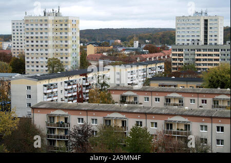 Potsdam, Deutschland. 05 Nov, 2019. Die Wohngebäude in der Potsdamer Innenstadt. Credit: Soeren Stache/dpa-Zentralbild/ZB/dpa/Alamy leben Nachrichten Stockfoto