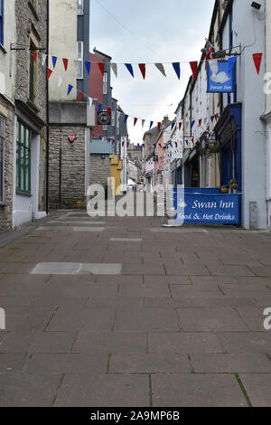 Das Stadtzentrum von Shepton Mallet in Somerset, Großbritannien Stockfoto