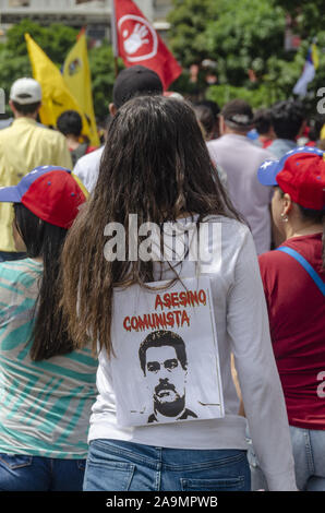 Caracas, Miranda, Venezuela. 16 Nov, 2019. März und Konzentration in Caracas, rief der Präsident von Venezuela, Juan Guaido, an die Bürger Venezuelas zu machen, das Gefühl der Unzufriedenheit der Menschen und ihren Wunsch nach einer Veränderung der politischen Richtung der Nation. Caracas, November 16, 2019 Kreditkarten: Jimmy Villalta/ZUMA Draht/Alamy leben Nachrichten Stockfoto