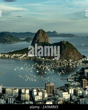 Zuckerhut am Nachmittag Sonne in Rio de Janeiro Stockfoto