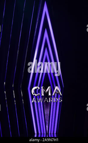 November 13, 2019, Nashville, TN, USA: 13. November 2019 - Nashville, Tennessee - Atmosphäre. Der 51. jährlichen CMA Awards, der Country Musik größte Nacht, bei Bridgestone Arena statt. (Bild: © Laura Farr/AdMedia über ZUMA Draht) Stockfoto