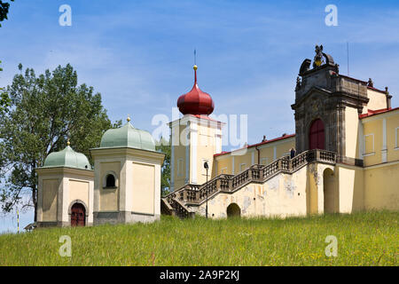 Klášter Hora Matky Boží Hedeč, Králíky, Východní Čechy, Česká republika/Berg Kloster der Mutter Gottes, Kraliky, Ostböhmen, Tschechische Repub Stockfoto