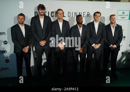 Madrid, Spanien. 16 Nov, 2019. team Fotoshooting für Davis Cup Offizielles Abendessen 2019 in Madrid am Samstag, den 16. November 2019 Credit: CORDON PRESSE/Alamy leben Nachrichten Stockfoto