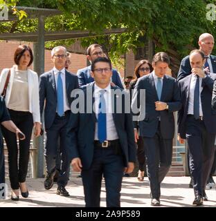 IL PREMIER GIUSEPPE CONTE ALL'Università "ROMA TRE AL CONVEGNO IL DIRITTO PATRIMONIALE' Stockfoto