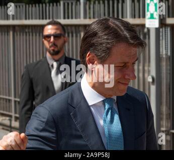 IL PREMIER GIUSEPPE CONTE ALL'Università "ROMA TRE AL CONVEGNO IL DIRITTO PATRIMONIALE' Stockfoto