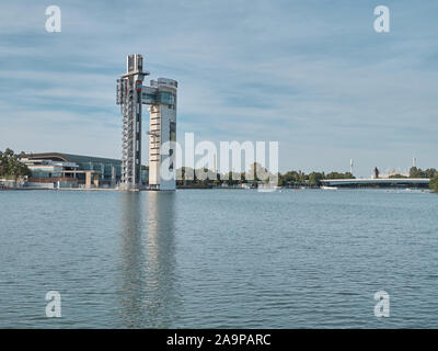 Schindler Turm (für die Expo 92 gebaut). Sevilla, Andalusa, Spanien. Stockfoto