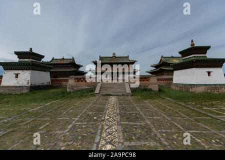 Erdene Zuu Kloster in Kharkhorin, Mongolei Stockfoto