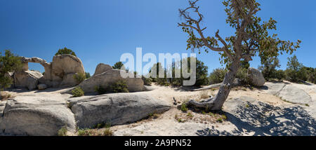Die Stadt der Felsen in Idaho markiert die Halbzeit der California Trail und bietet heute rock Aktivitäten klettern. Stockfoto
