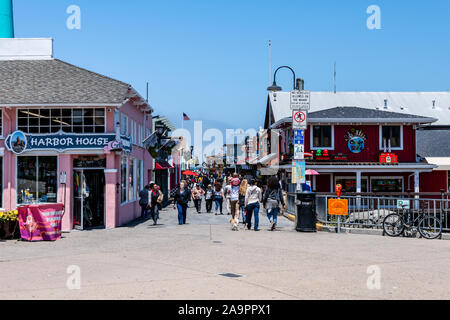 Monterey Fisherman's Wharf Stockfoto