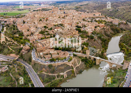 Luftaufnahme von Toledo, Spanien Stockfoto